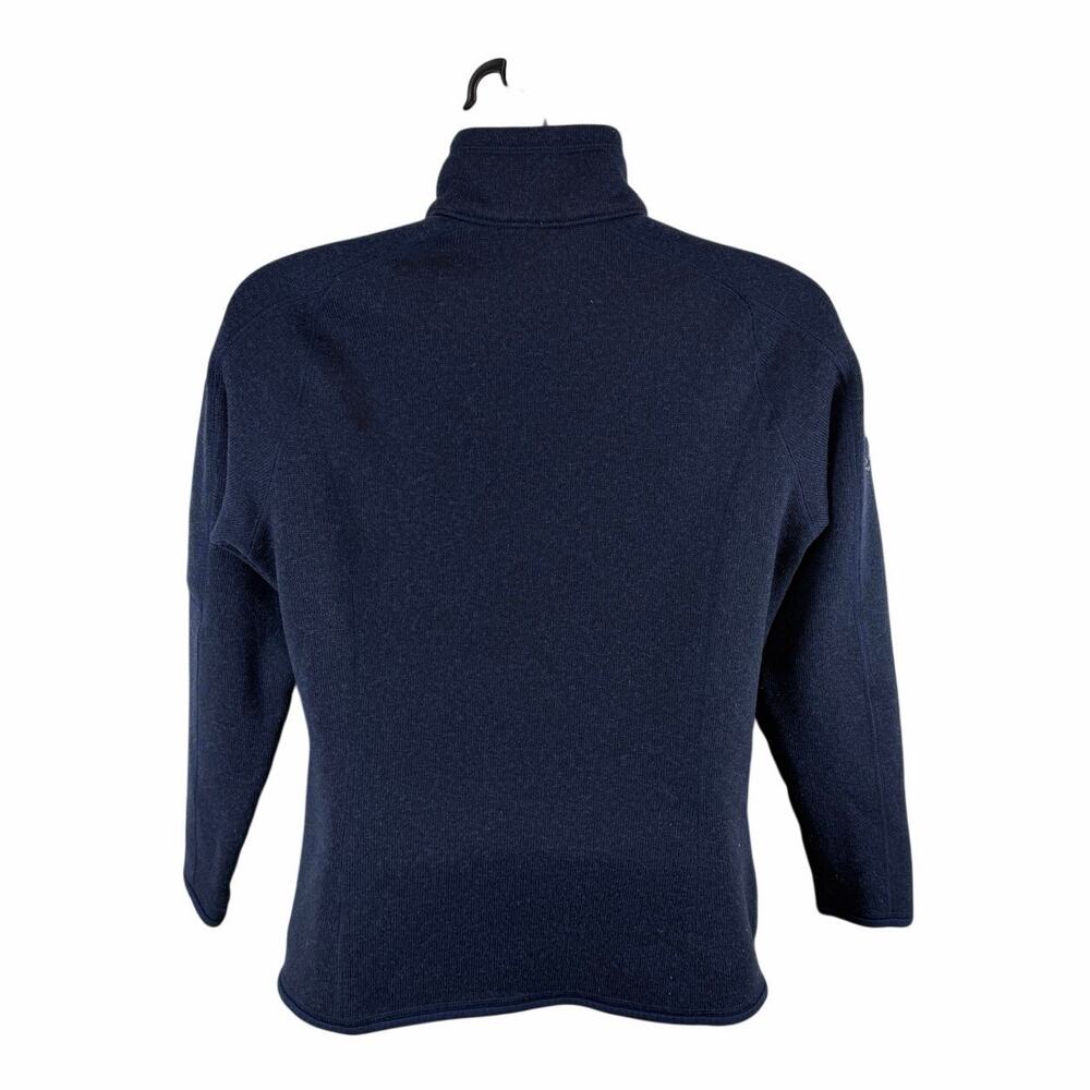 Patagonia Better Sweater Fleece Jacket Navy Blue Heather Size XL Womens LOGO - Picture 2 of 11